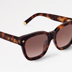 Louis Vuitton My Monogram Square Sunglasses Brown Tortoise